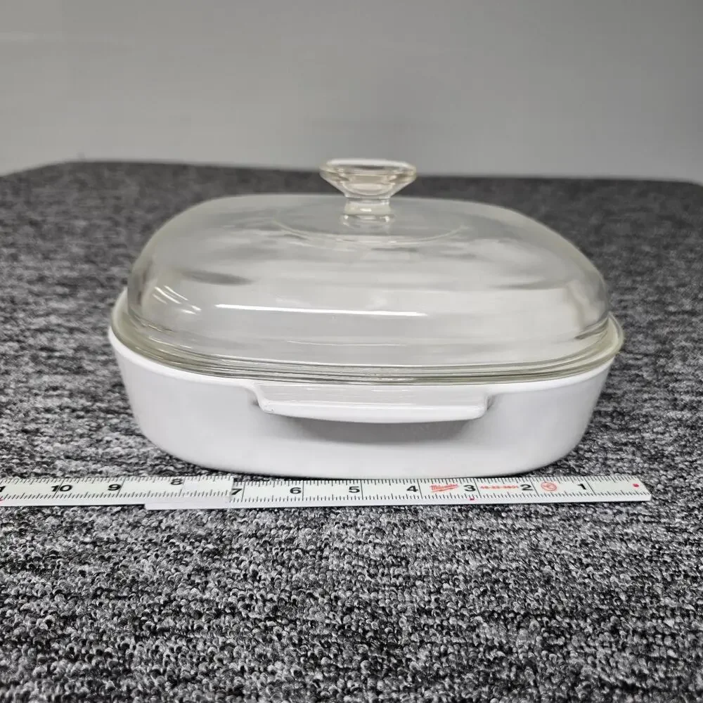 Corning Ware A-10-B Le Romarin 10x10x2 Sq Casserole Dish Spice Of Life W/ Lid